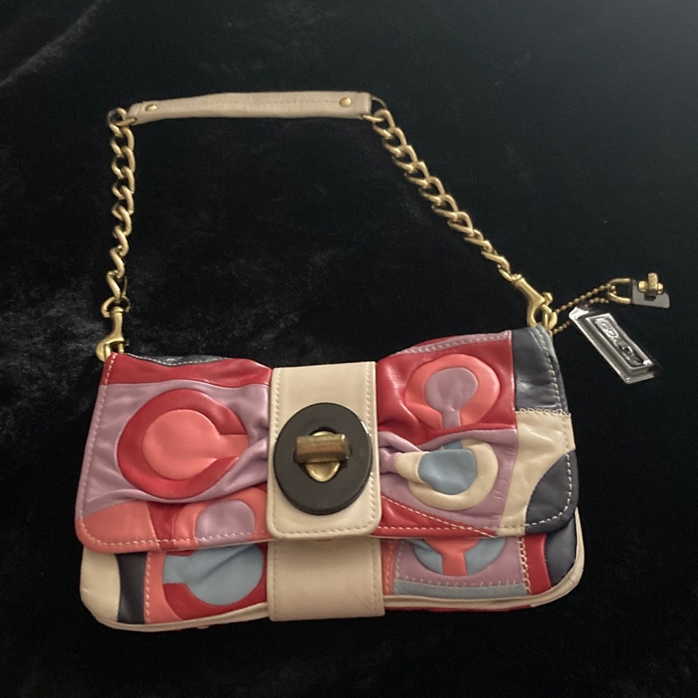 Coach Multicolor Patchwork Mini Bag Tabby Exclusi… - image 1